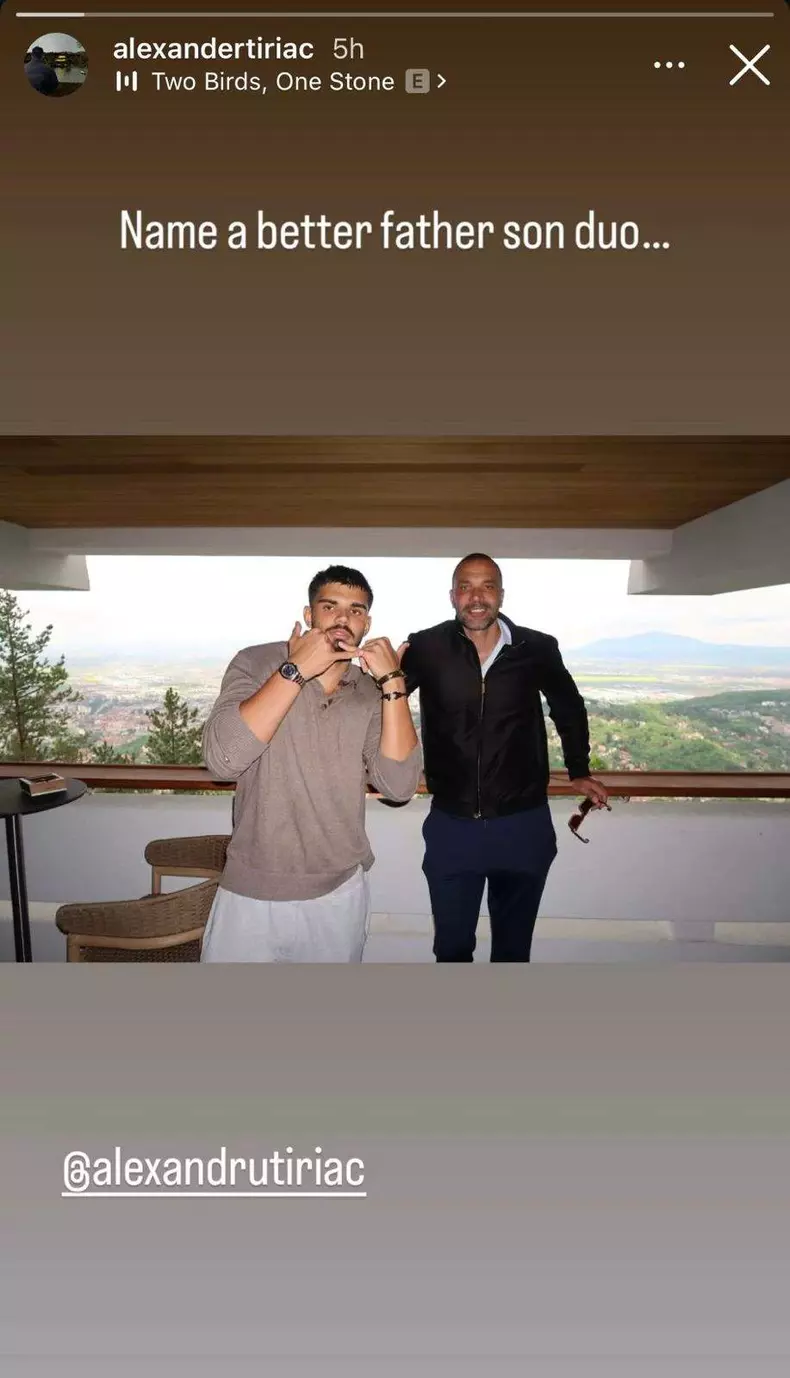 Alexandru si Ion Tiriac Jr
