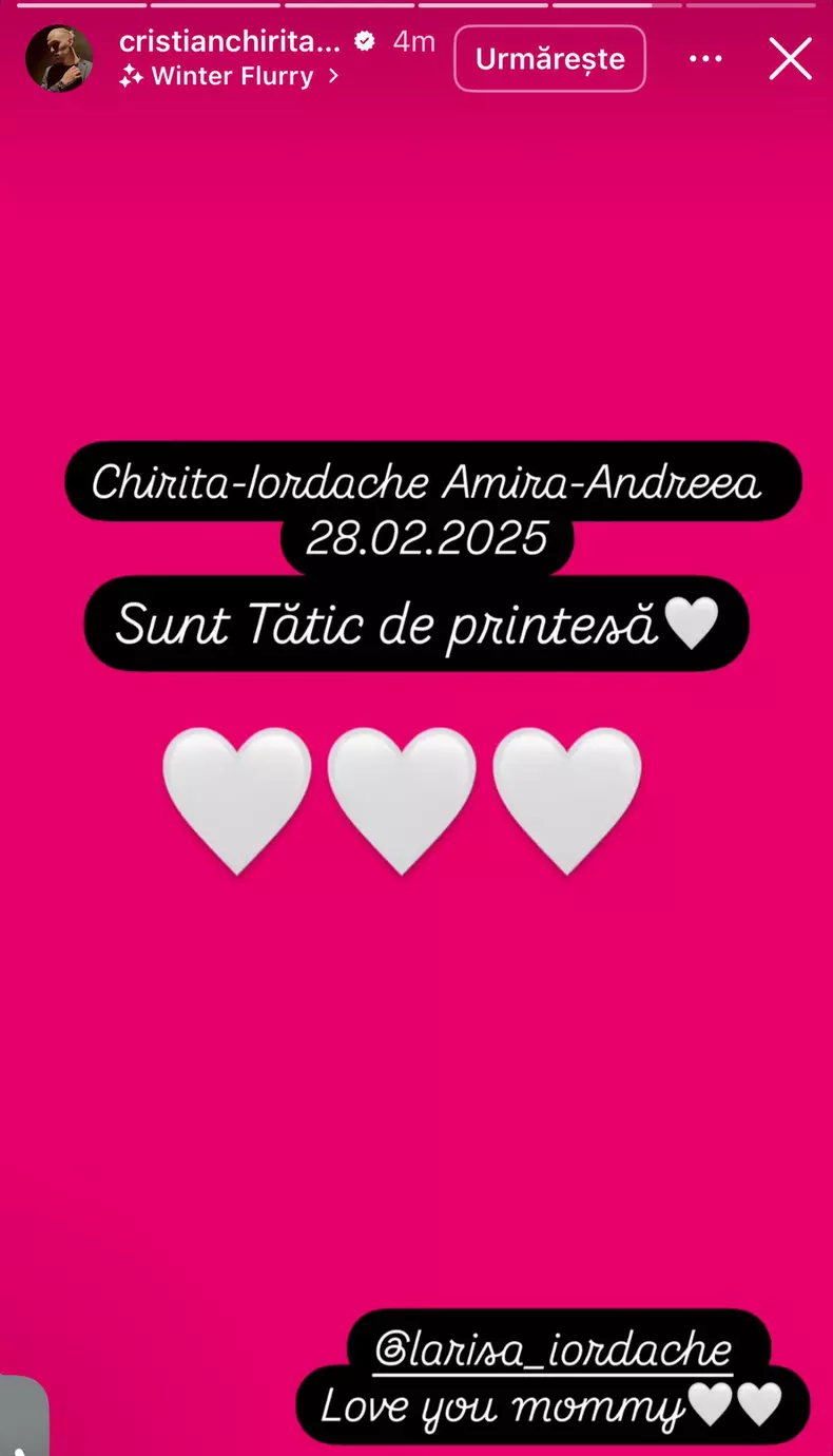 story cristian chirita