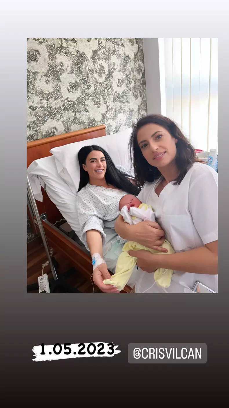 Daniela Crudu a născut. Primele imagini cu bebelușul fostei asistente TV