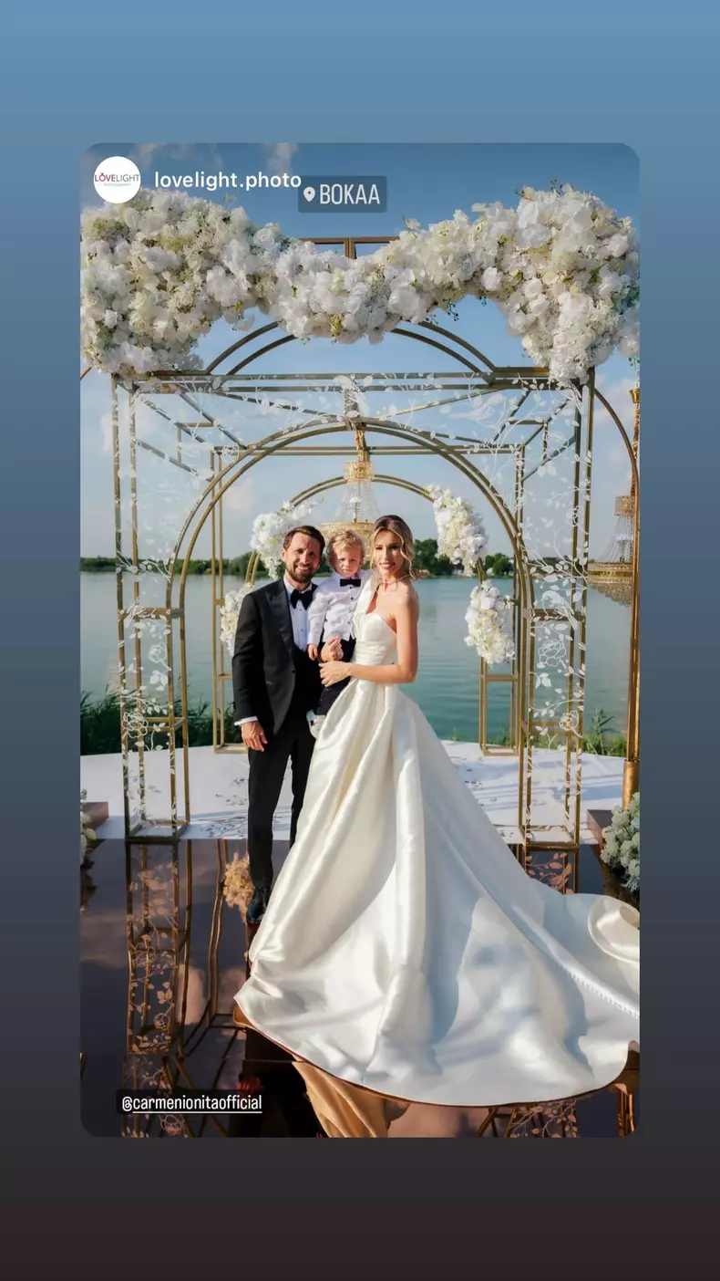 Dani Oțil Gabriela Prisăcariu imagini de la nunta rochia de mireasa
