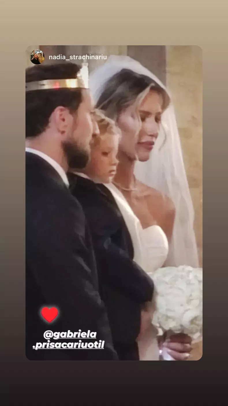 Dani Oțil Gabriela Prisăcariu imagini de la nunta rochia de mireasa