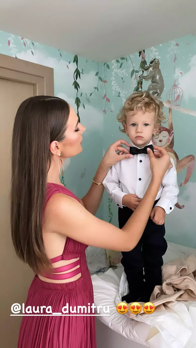 Dani Oțil Gabriela Prisăcariu imagini de la nunta Tiago