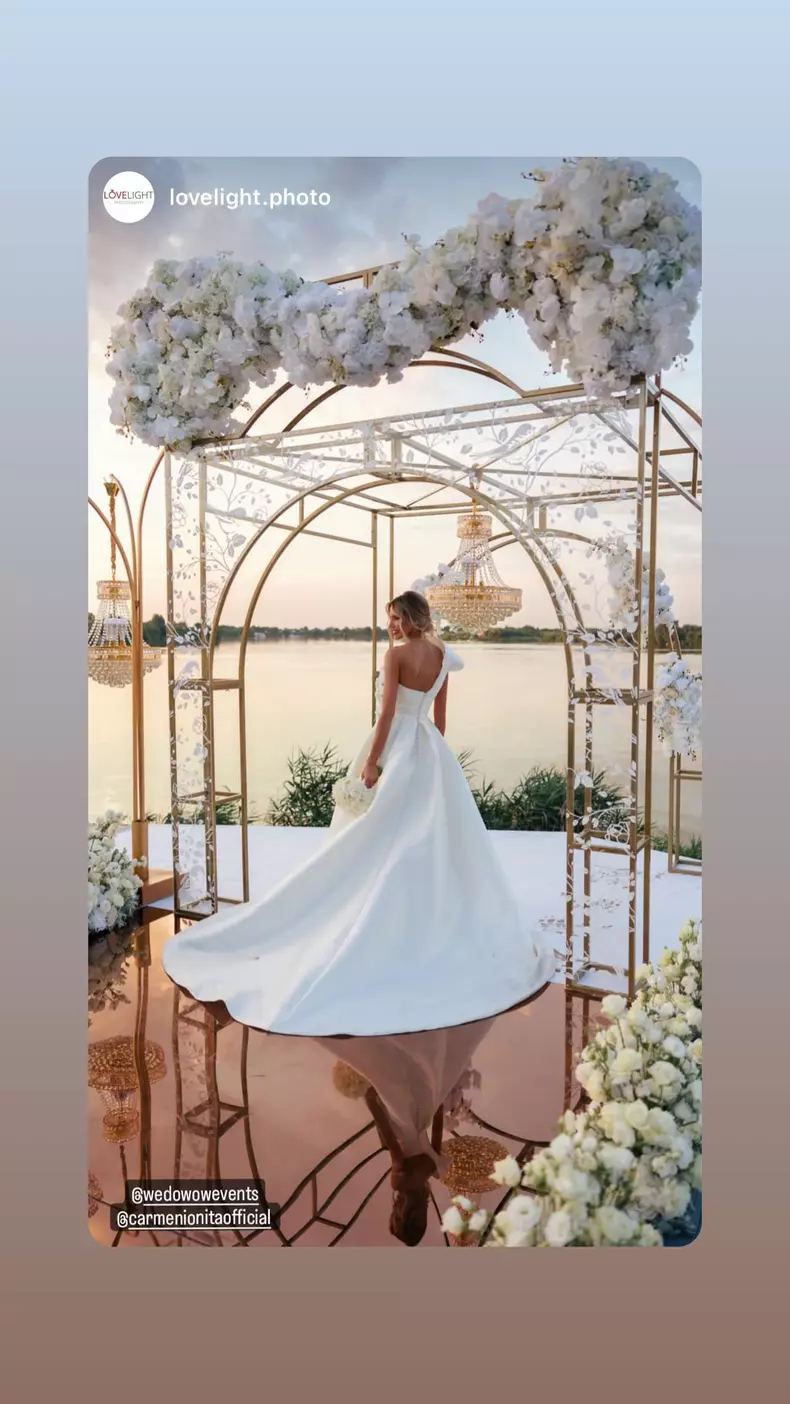 Dani Oțil Gabriela Prisăcariu imagini de la nunta rochia de mireasa