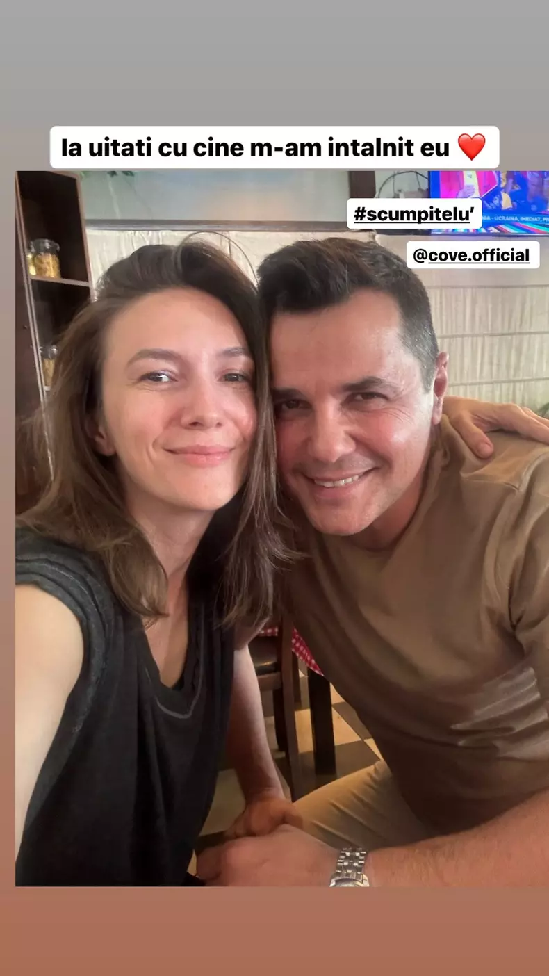 Adela Popescu și Gabriel Coveșeanu (Cove) s-au întâlnit întâmplător după ce amândoi s-au retras de la emisiunea „Vorbește Lumea”