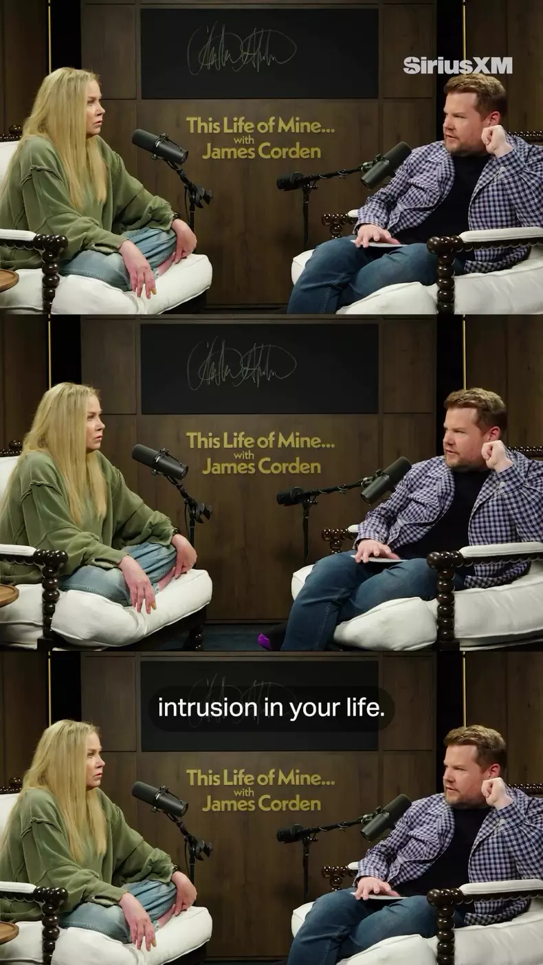 Christina Applegate în emisiunea „This Life of Mine...” a lui James Corden