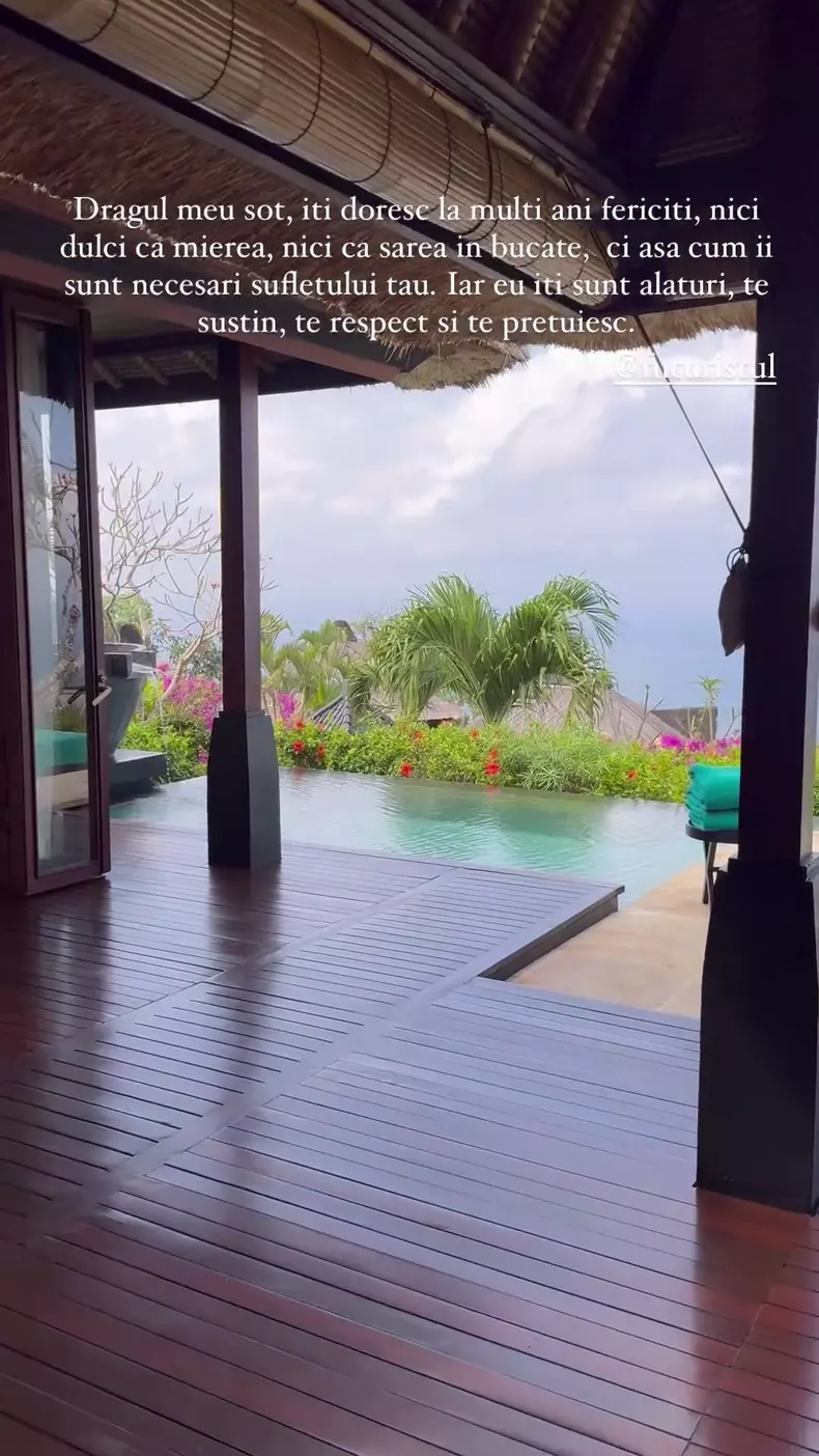 Răzvan Simion și-a sărbătorit aniversarea de 44 de ani în Bali, în luna de miere cu Daliana Răducan, soția lui