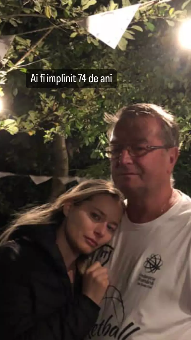 Laura Cosoi și tatăl ei, Marius Cosoi