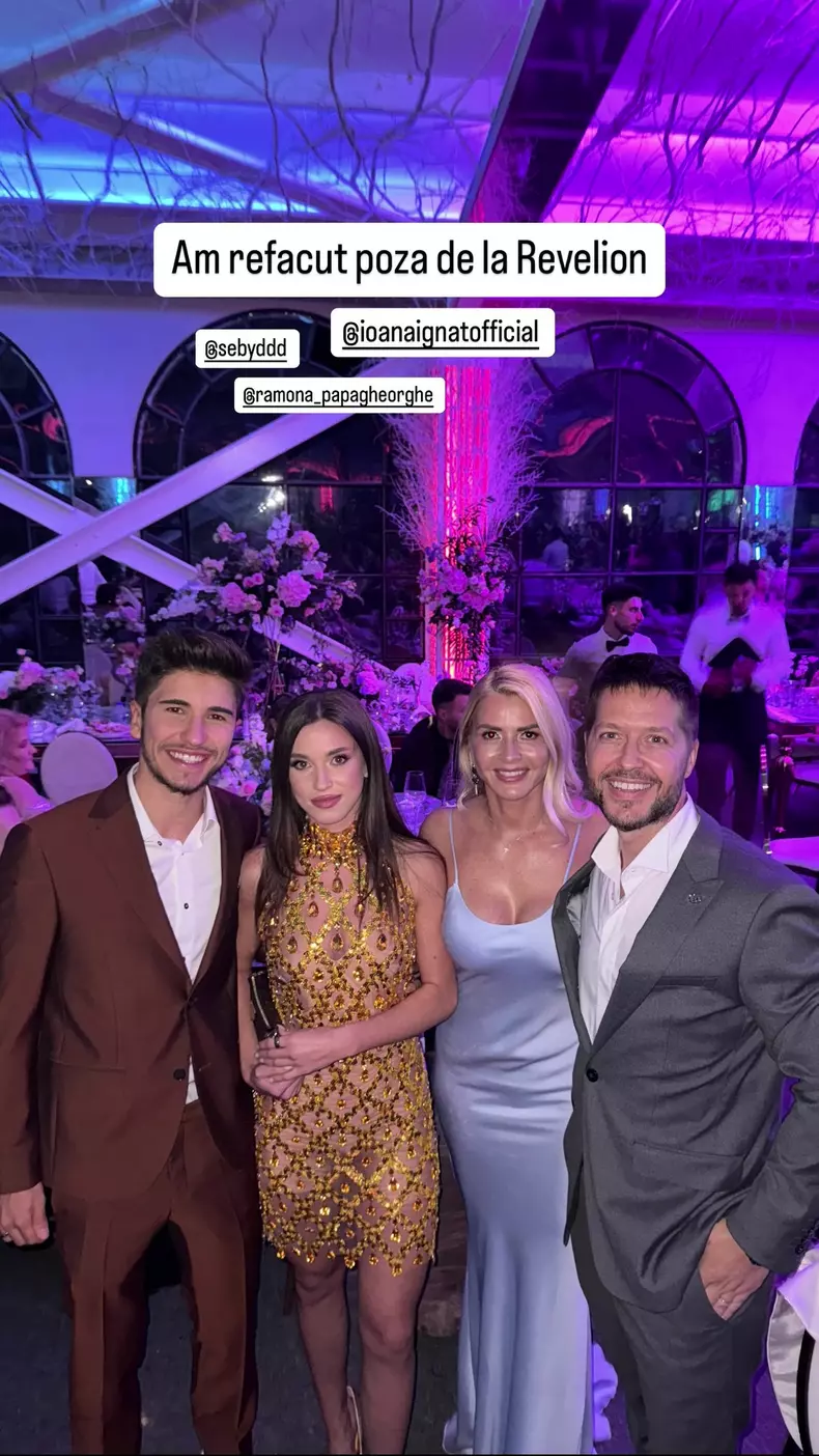 Sebastian Dobrincu, Ioana Ignat, Jorge și Ramona Prodea la nunta dintre Lora și Ionuț Ghenu