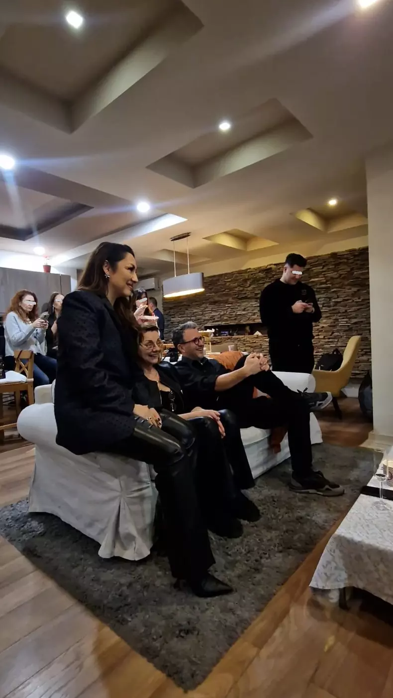 Andra, alături de Cătălin Măruță la vizionarea primei ediții Românii au Talent (1)