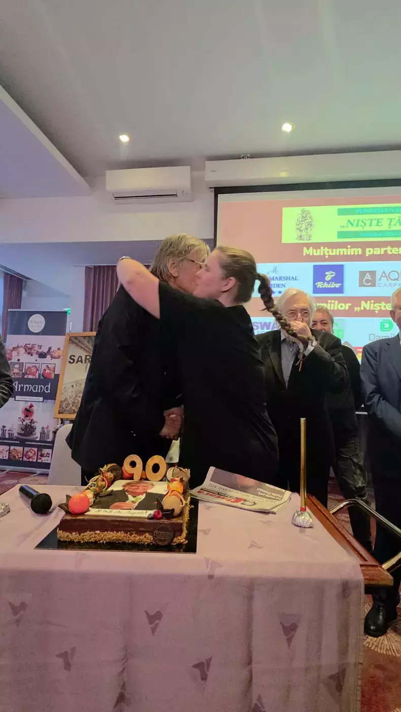 Florin Piersic și Ana-Maria Păunescu la Gala Premiilor Fundației „Niște Țărani”