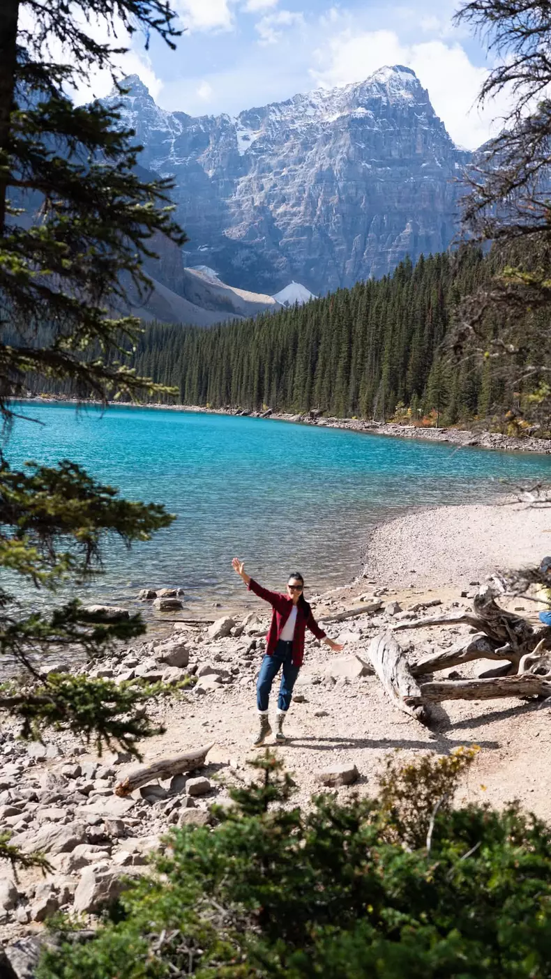 Corina Caragea in Canada vacanta