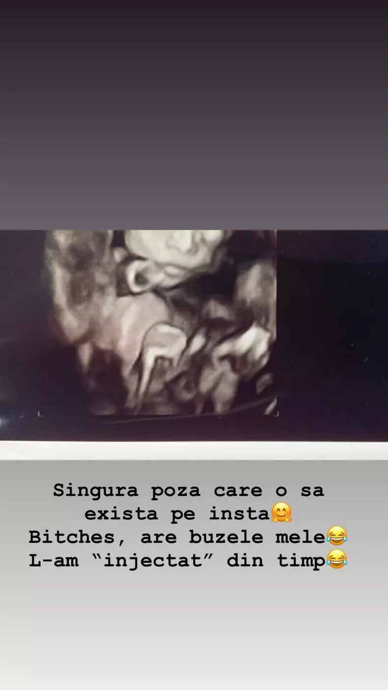 Prima imagine cu copilul Cristinei Ich și al lui Alex Pițurcă