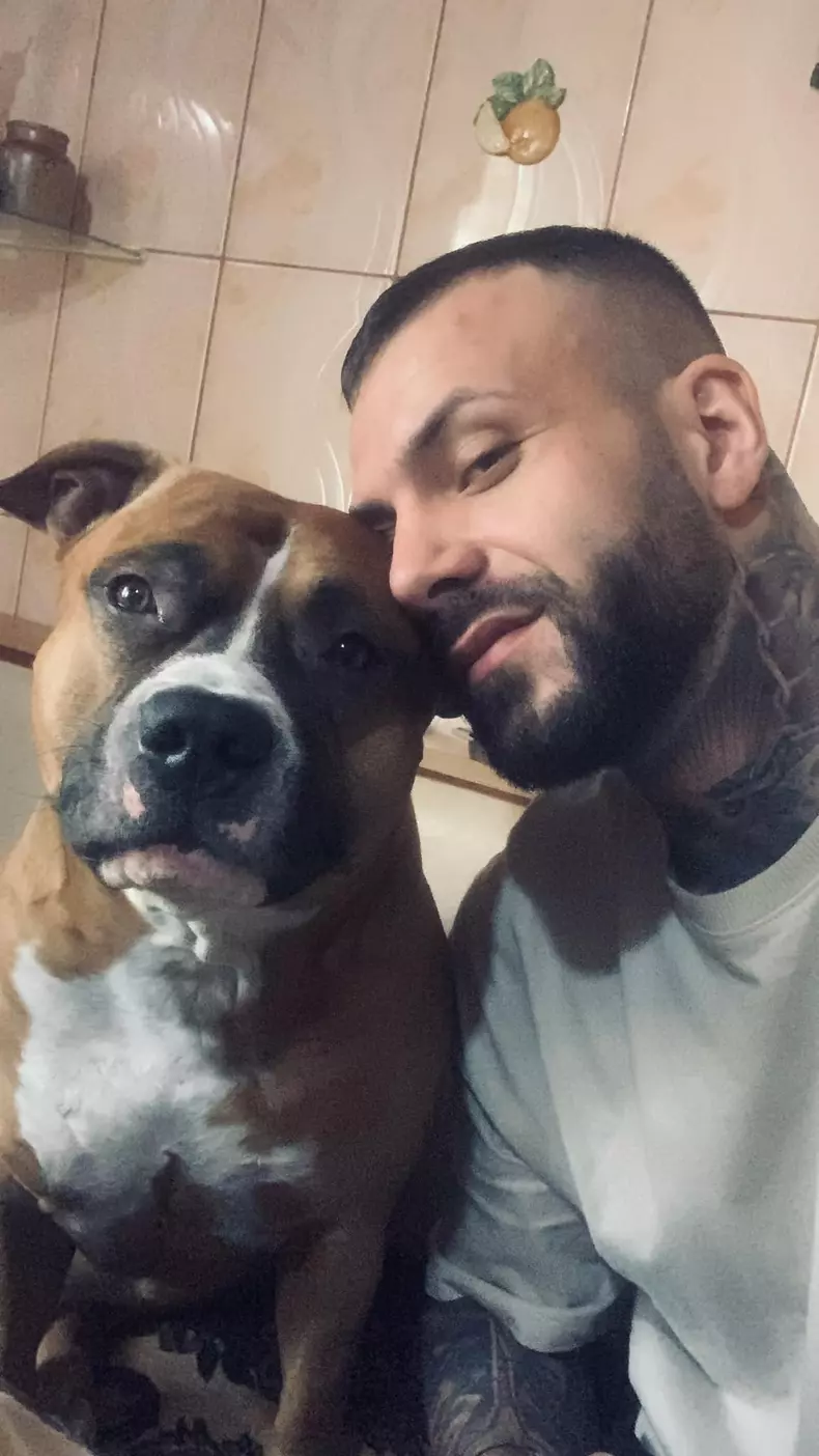 Narcis Bujor si un caine