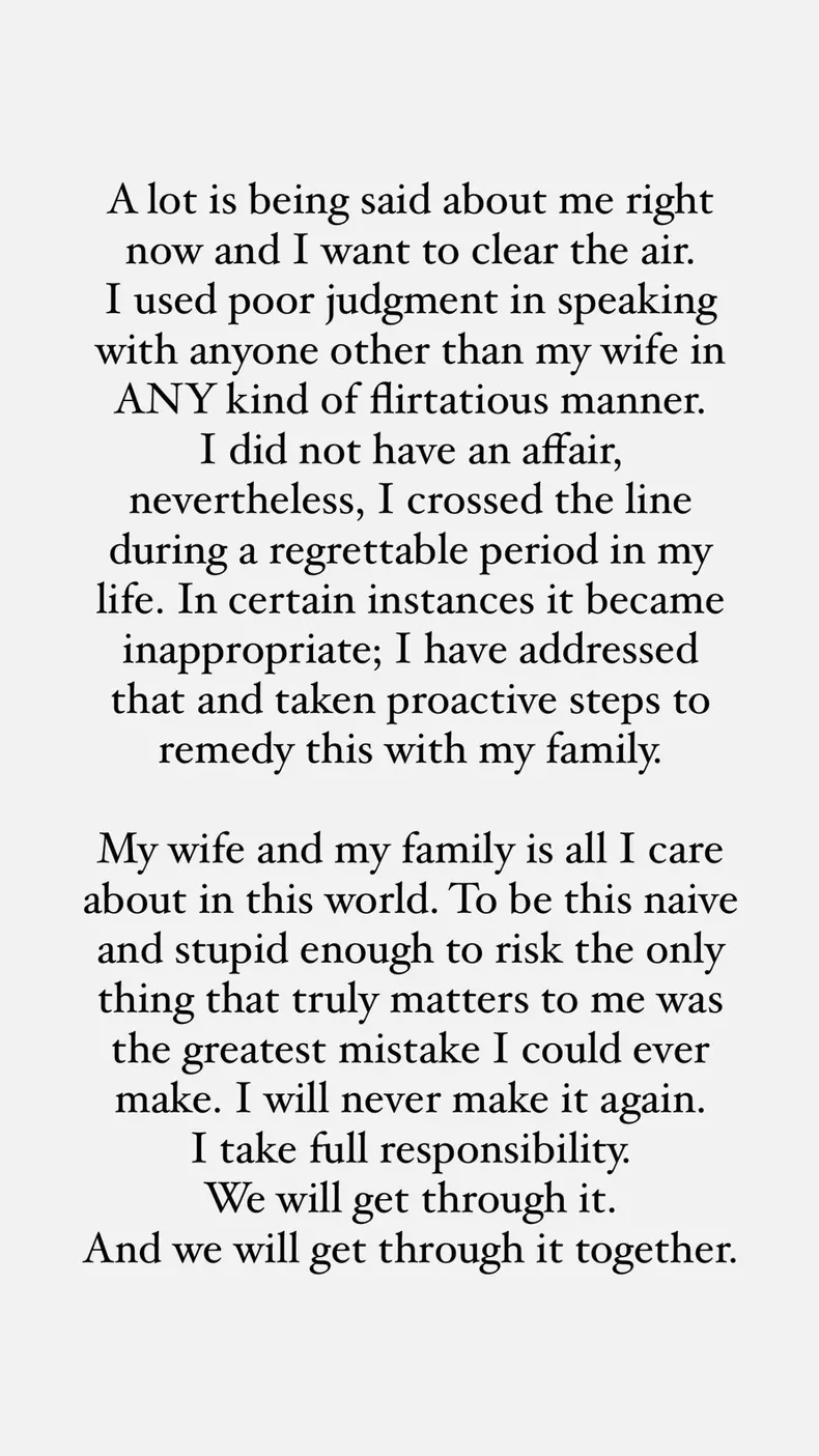 Adam Levine, prima reacție după ce a fost acuzat că a înșelat-o pe Behati Prinsloo cu un model de pe Instagram