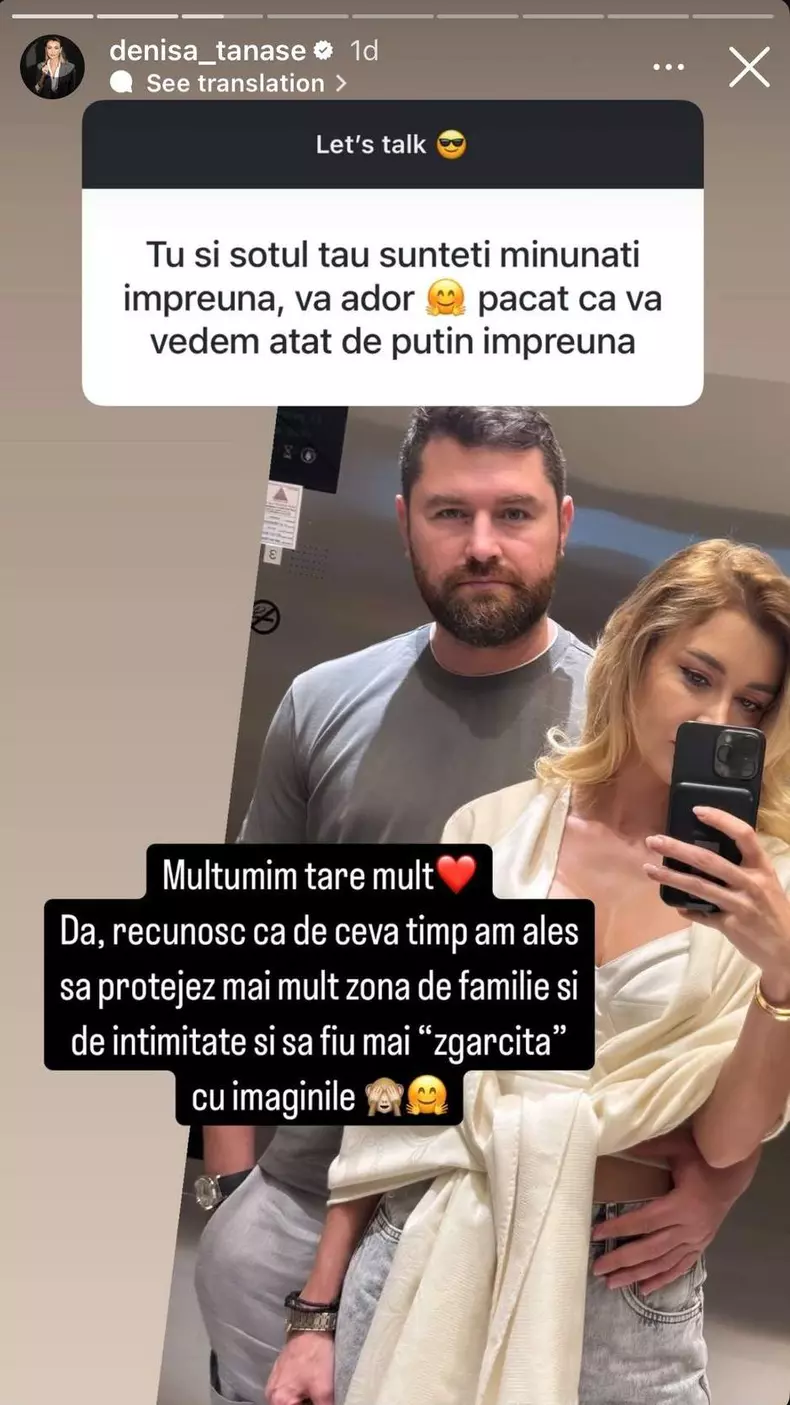 Denisa Tanase si sotul