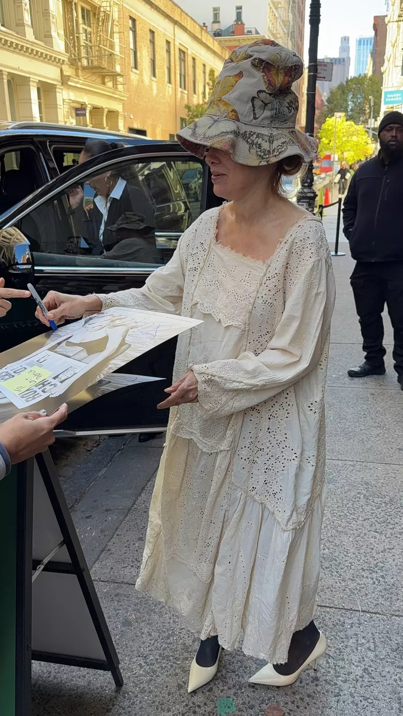 Pamela Anderson steps out after visiting her pop-up in New York
