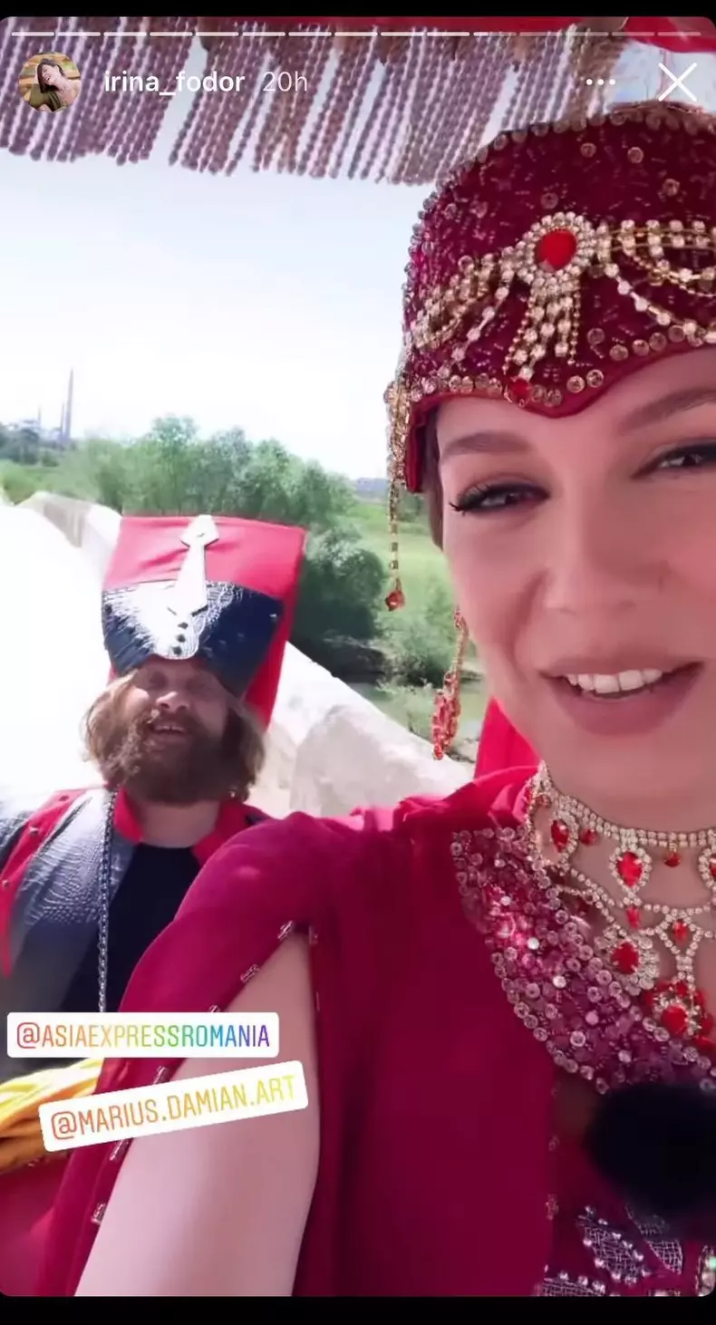 Irina Fodor filmari Asia Express