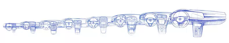 The all-new Golf (design sketch)