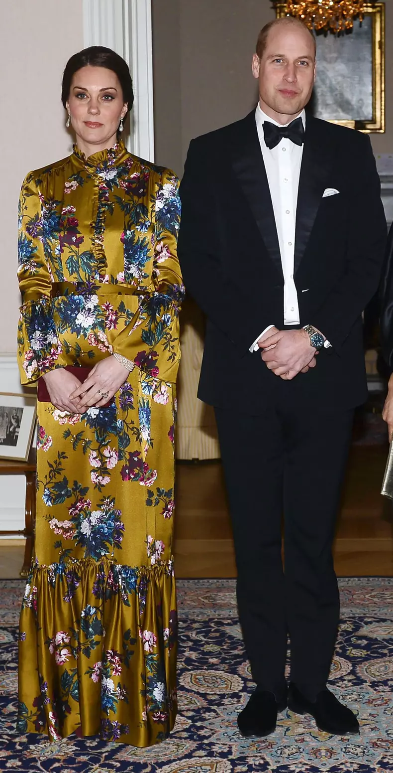 The Duke and Duchess of Cambridge attend a dinner at the Residence of the British Ambassador