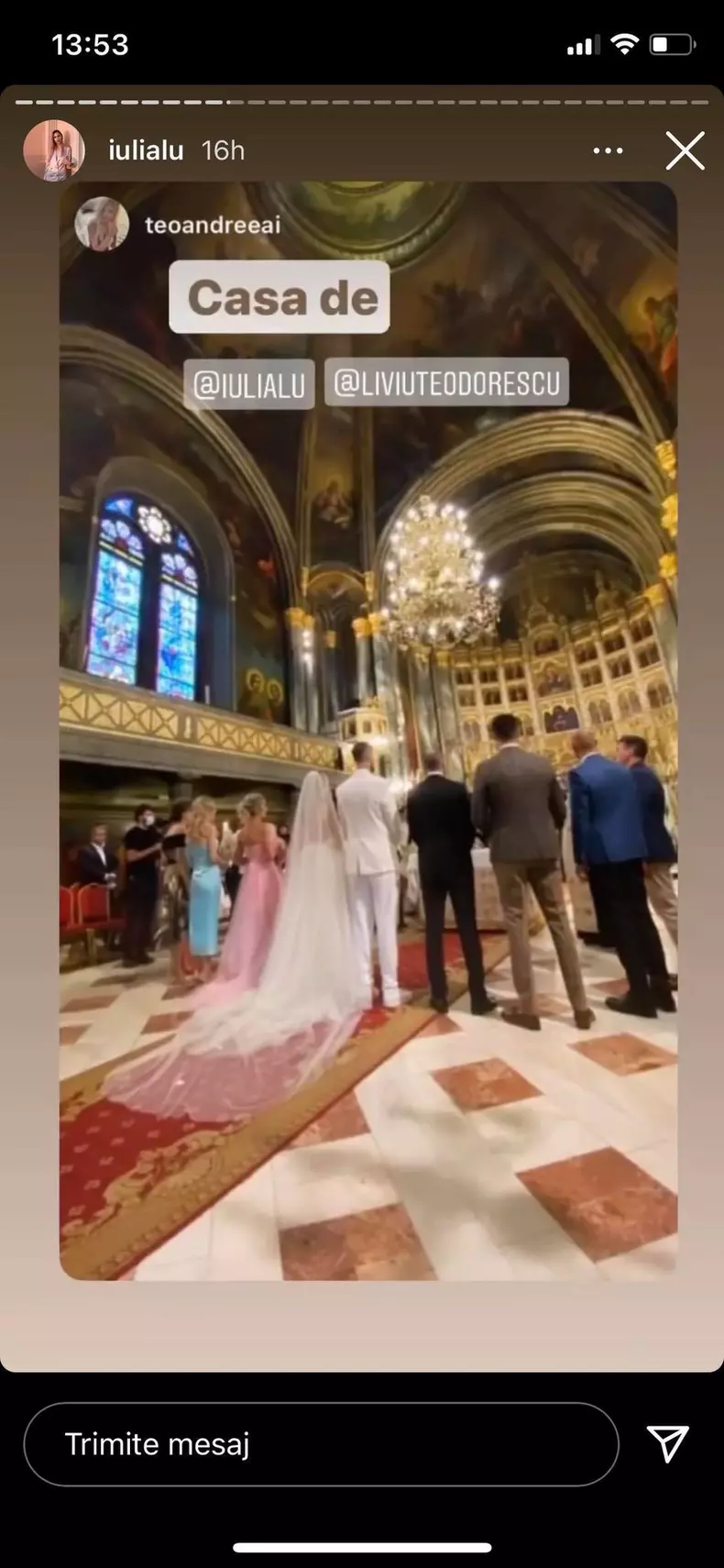 Liviu Teodorescu s-a casatorit religios (12)