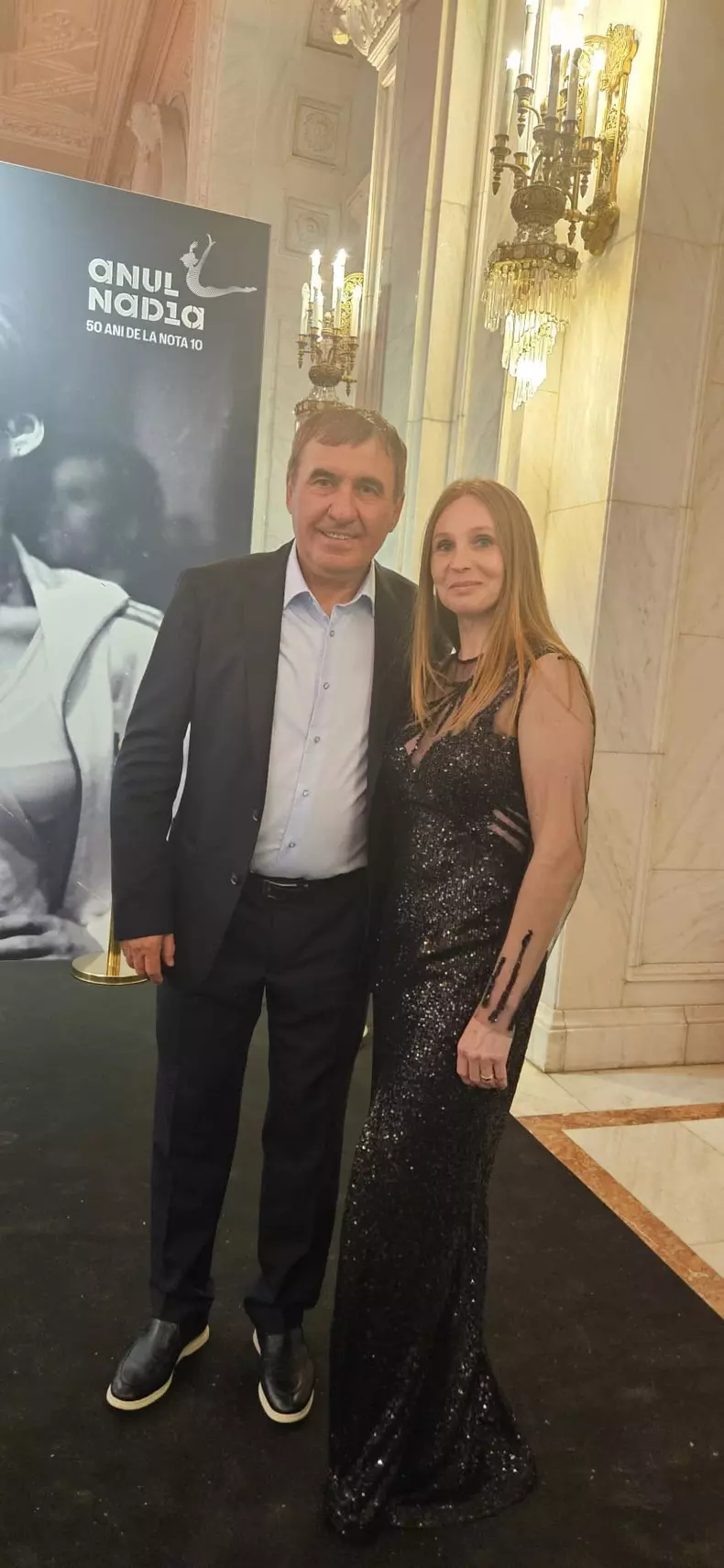 Simona Amânar și Gheorghe Hagi