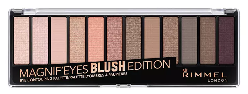 Paletă de farduri, Rimmel London, Magnif’Eyes Palette Blush, 59,9 lei