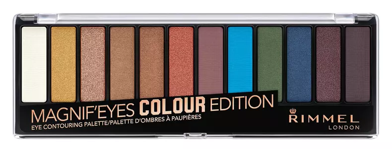 Paletă de farduri, Rimmel London, Magnifeyes Colour Edition, 59,90 lei