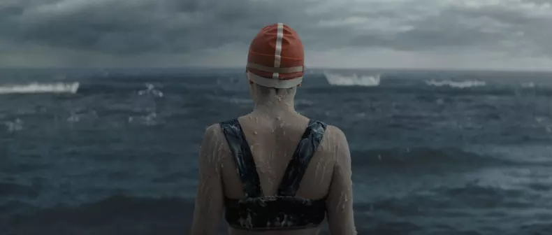 YOUNG WOMAN AND THE SEA
