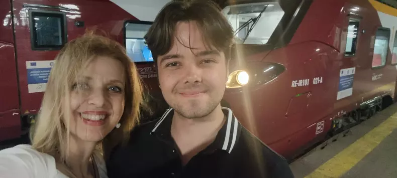 Bianca Brad cu fiul Luca 2
