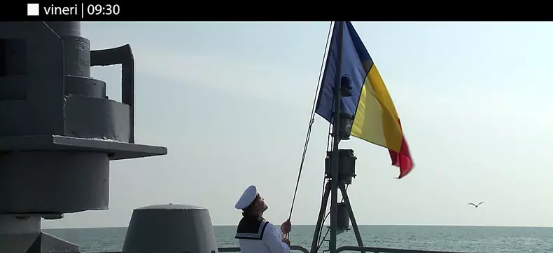 Zilele Marinei Romane front