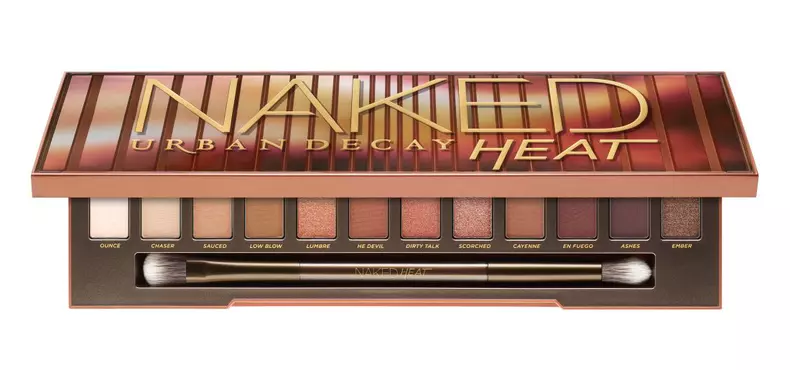 Paletă de farduri, Urban Decay, Naked Heat Palette, 237 lei, disponibilă Sephora