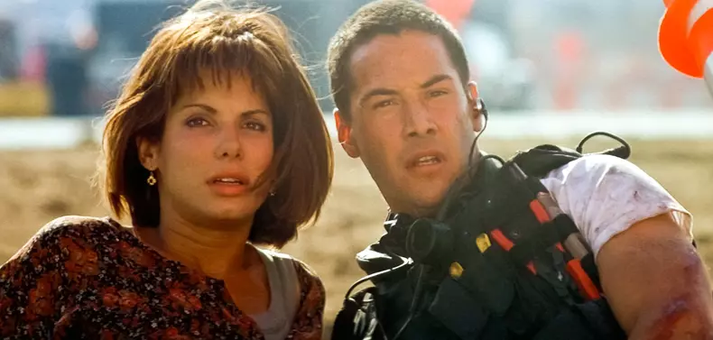 Keanu Reeves şi Sandra Bullock