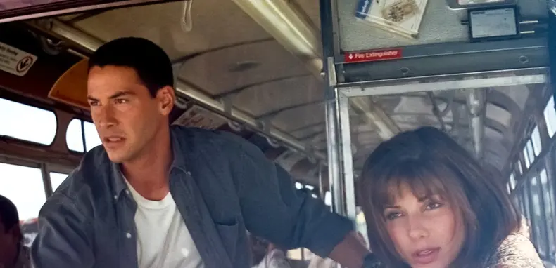 Keanu Reeves şi Sandra Bullock