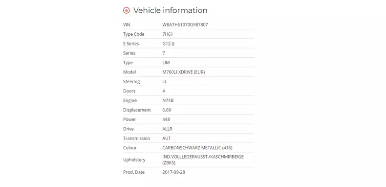 configuratie BMW Seria 7 fiul lui Dragnea