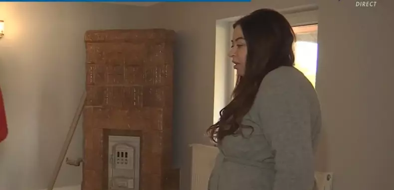 Oana Roman în noua casă