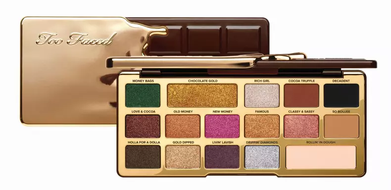 Paletă de farduri, Too Faced, Chocolate Gold Palette, 233 lei, exclusiv în Sephora