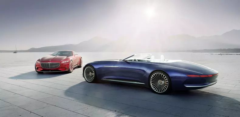 Studie eines extravaganten Cabriolets der Luxusklasse: Luxuriöse Offenbarung: Vision Mercedes-Maybach 6 Cabriolet
