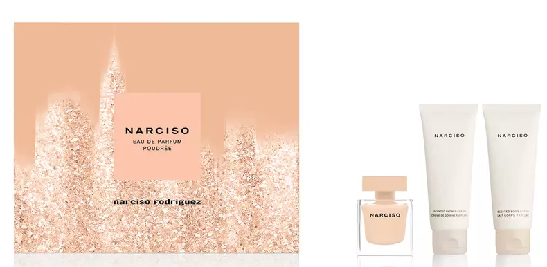 Set, parfum, gel de duș, lapte de corp, Narciso Rodriguez, Narciso, 390 lei