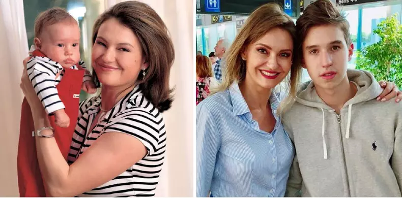 Dana Războiu și fiul său, Victor