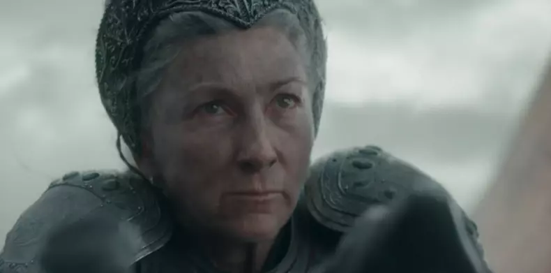 Eve Best Los Angeles.CA.USA. Eve Best in a scene in (C)HBO House of the Dragon (TV). S2E4. The story about the Targaryen