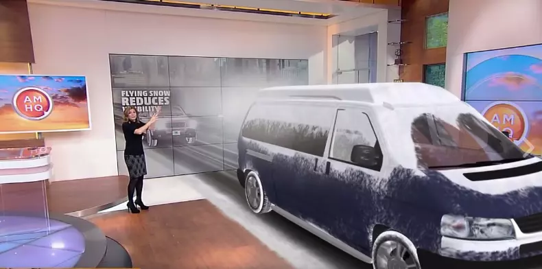 zapada pe masina demonstratie video