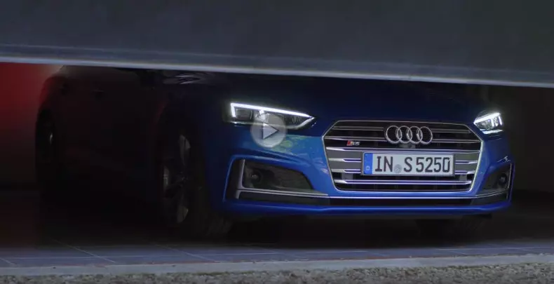 audi s5 sportback video