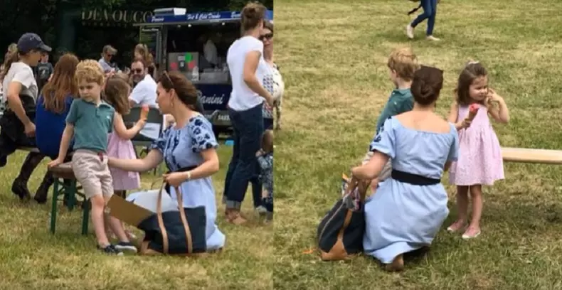 Cum au fost surprinși prințesa Charlotte și prințul George de paparazzi (4)