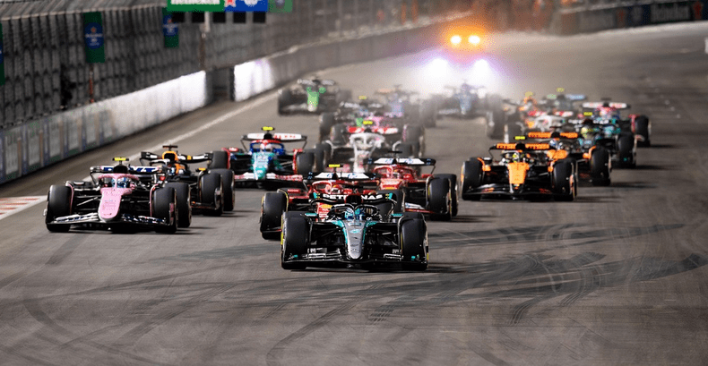 Monoposturile din Formula 1, la startul cursei din Las Vegas Profimedia (1)