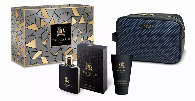 Set parfum, șampon&gel de duș, Trussardi Uomo, 422 lei, exclusiv Sephora