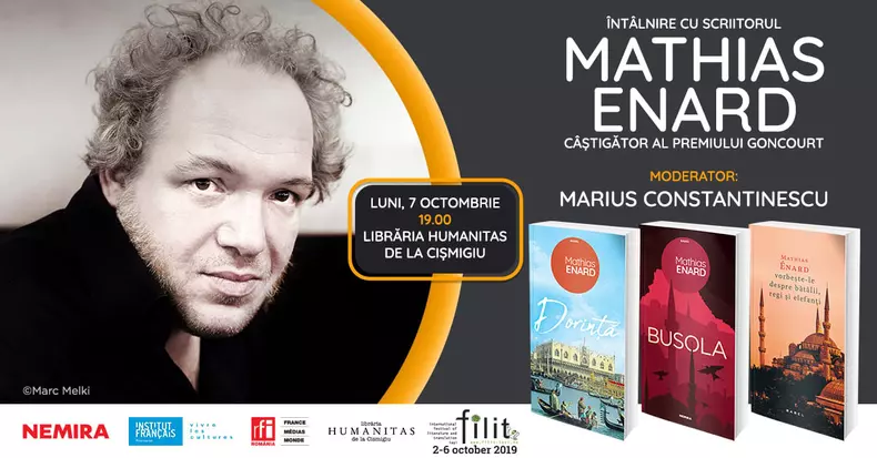 Mathias Enard in Romania