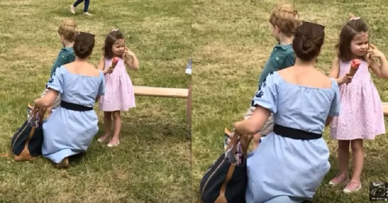 Cum au fost surprinși prințesa Charlotte și prințul George de paparazzi (3)