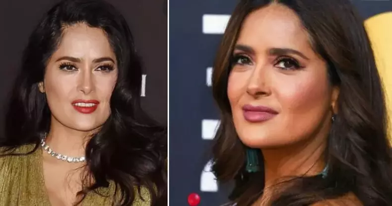 salma hayek la plaja