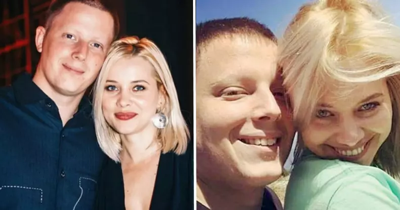 Bubu Cernea si sotia lui, Elena