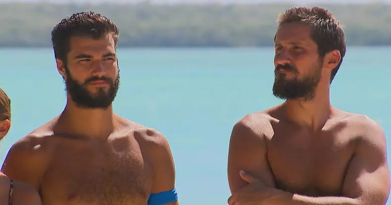 Andrei Ciobanu si Iancu Sterp la Survivor All Stars